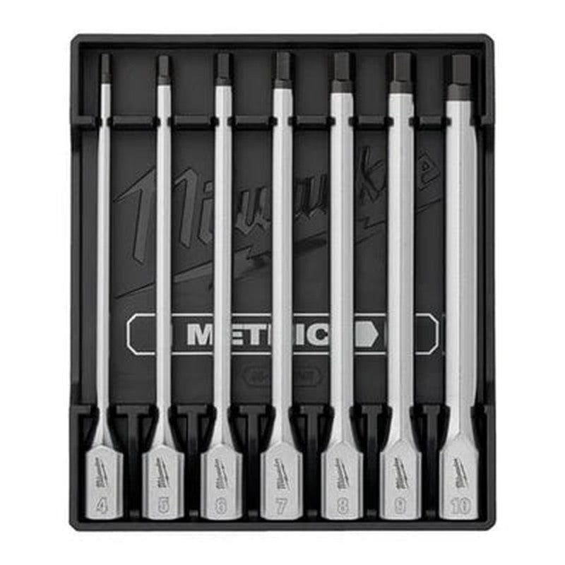 Set 7 chei tubulare lungi Milwaukee cu bit HEX 3/8 - 4932500435