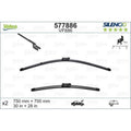Set lamela stergator Valeo Silencio FlatBlade OE 750/700 mm - 577886