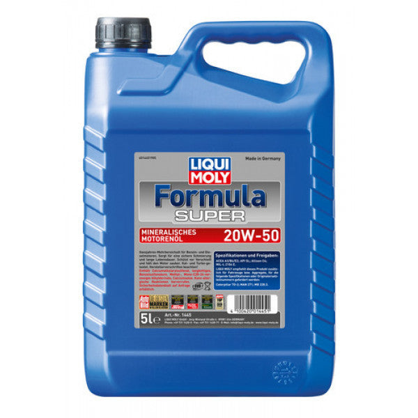 Ulei de motor Liqui Moly Formula Super 20W-50 5L (1983) (1445) 1983-AM