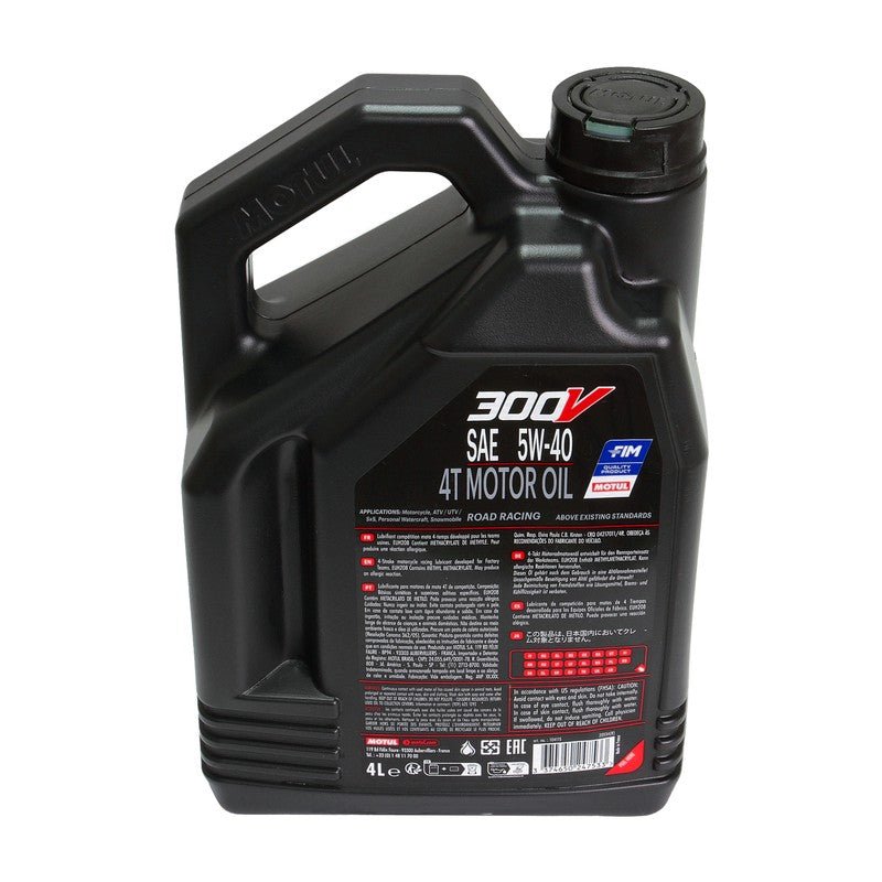 Ulei moto Motul 4T 300V FL Road Racing 5W40 4L - 104115Ulei