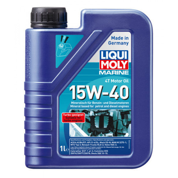 Ulei motor barci Liqui Moly Marine 4T 15W-40 (Cantitate: 20 l) 25061-AM