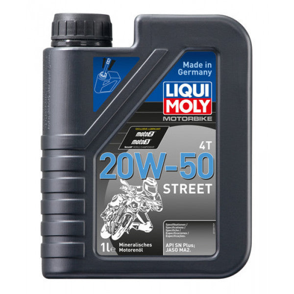 Ulei motor Liqui Moly Motorbike 4T 20W-50 Street (Cantitate: 60 l) 1561-AM