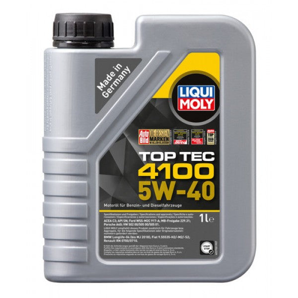 Ulei motor Liqui Moly Top Tec 4100 5W-40 (Cantitate: 1 l) 9510-AM