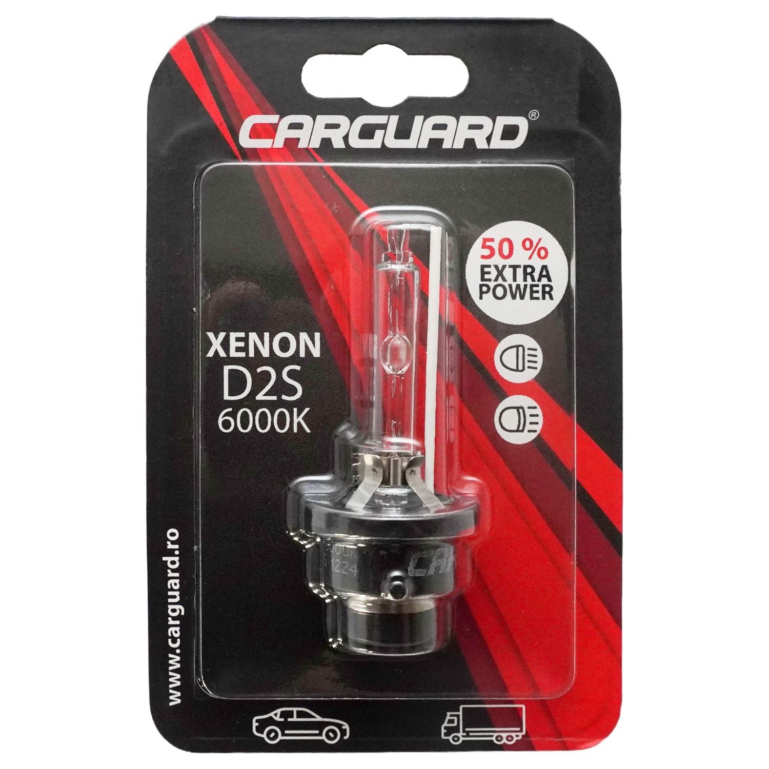 Bec Auto Xenon Carguard D2S 6000K - BXA021