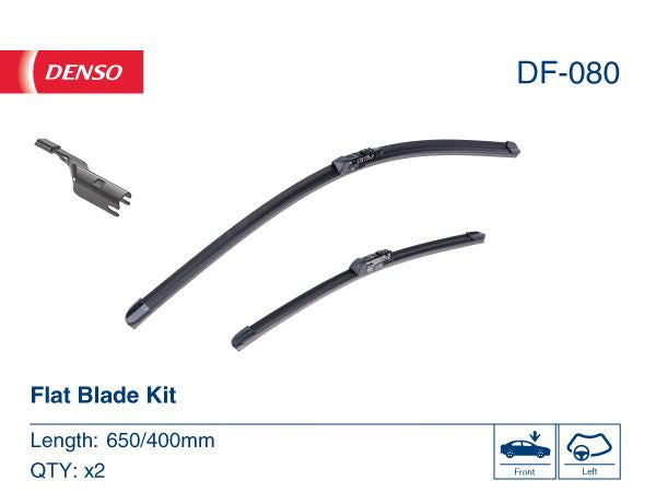 Set Lamela stergator Denso Flat 650/400 mm - 12617772