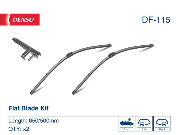 Set Lamela stergator Denso Flat 650/500 mm - DF115