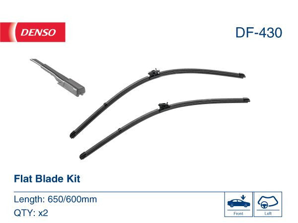 Set Lamela stergator Denso Flat 650/600 mm - DF430