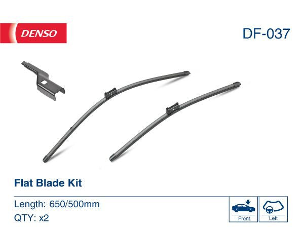 Set Lamela stergator Denso Flat 650/500 mm - 10963112