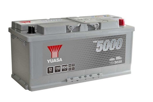 YUASA 5000 SILVER 110Ah 950A (394x175x190)