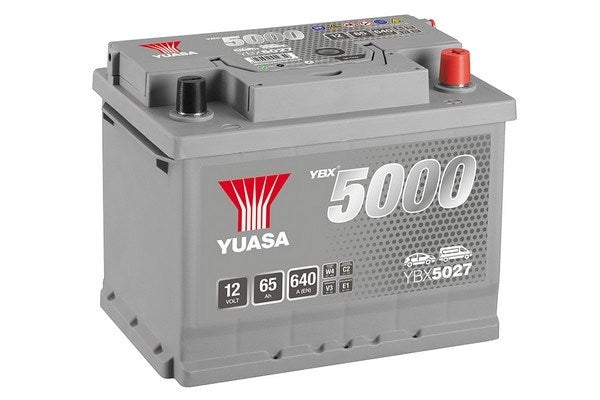 YUASA 5000 SILVER 65Ah 640A (243x175x190)