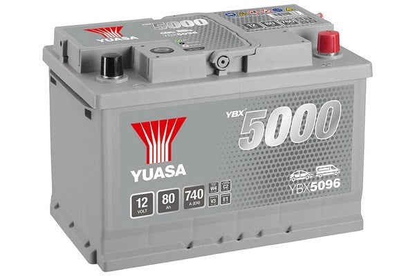 YUASA 5000 SILVER 80Ah 740A (278x175x190)
