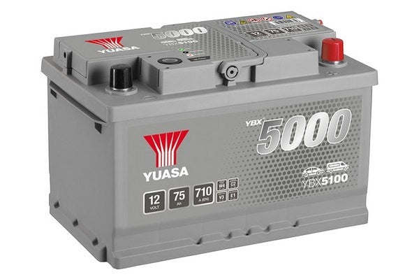 YUASA 5000 SILVER 75Ah 710A (278x175x175)